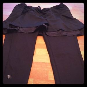 Athleta Running skort with attached capris